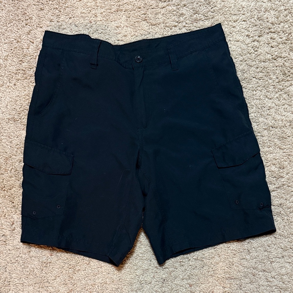 Magellan Outdoors Men's Black Cargo Shorts